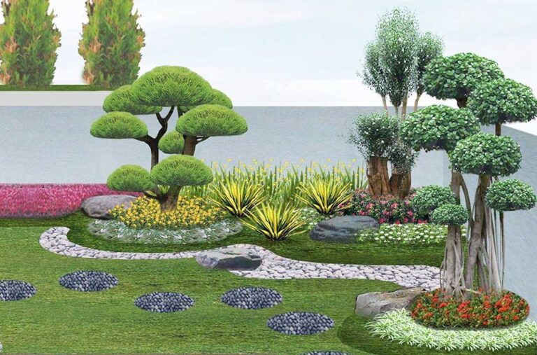 Desain taman yang disesuaikan, bukan template taman surabaya