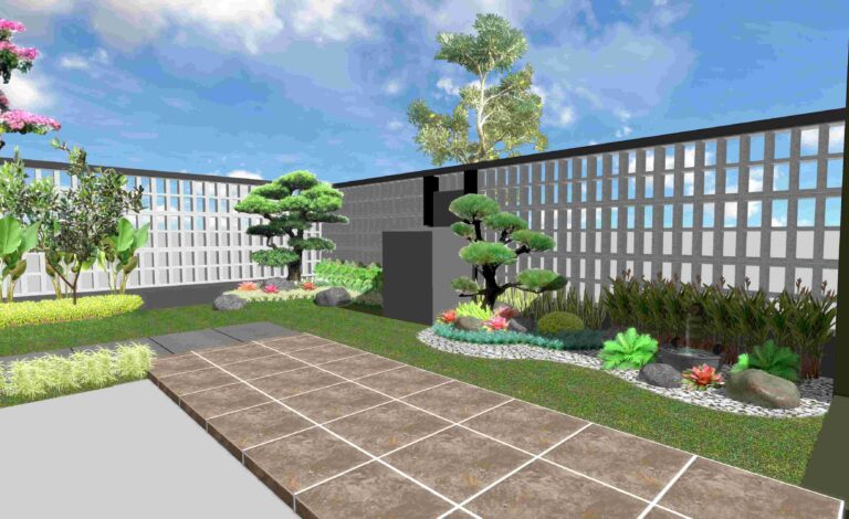 Buat Taman dari Nol Hingga Finishing di Surabaya