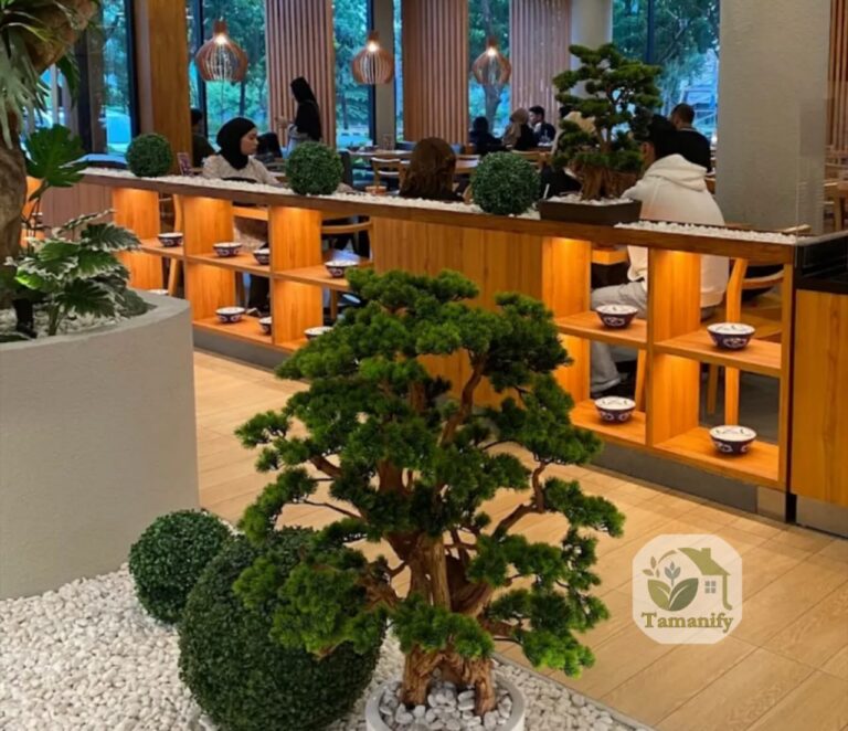 Bonsai sintetis artificial pohon tanaman surabaya